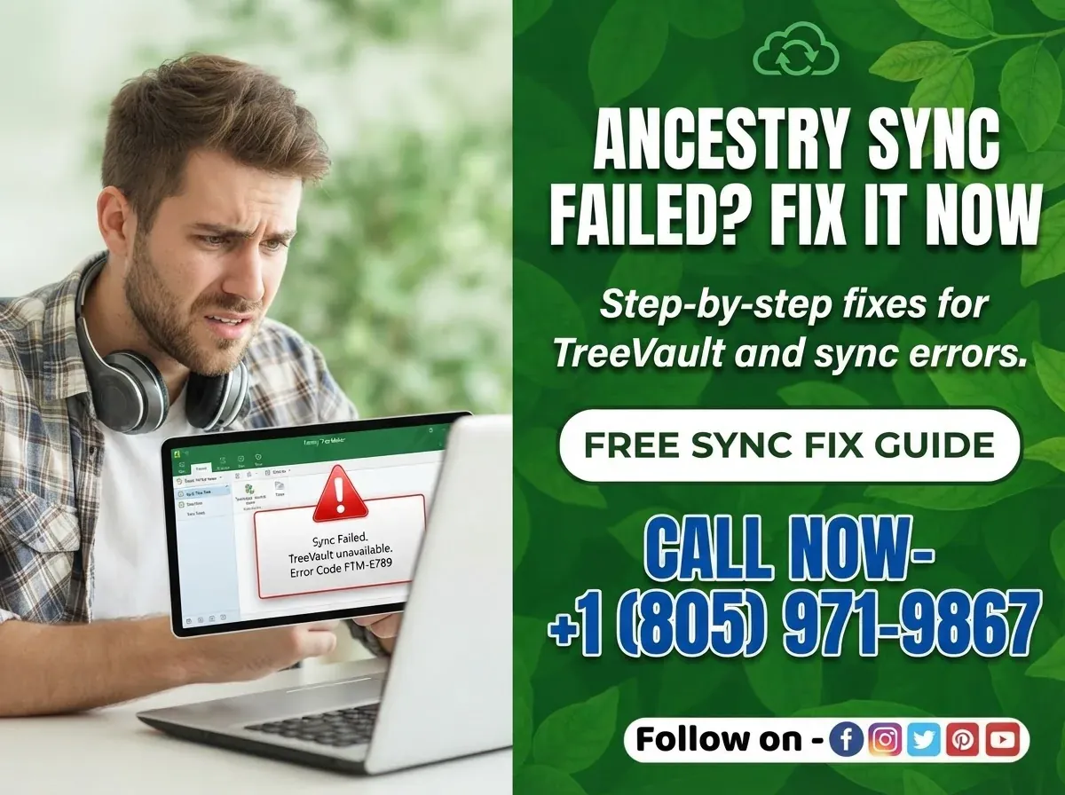 Ancestry sync failed in Family Tree Maker: free step-by-step sync fix guide